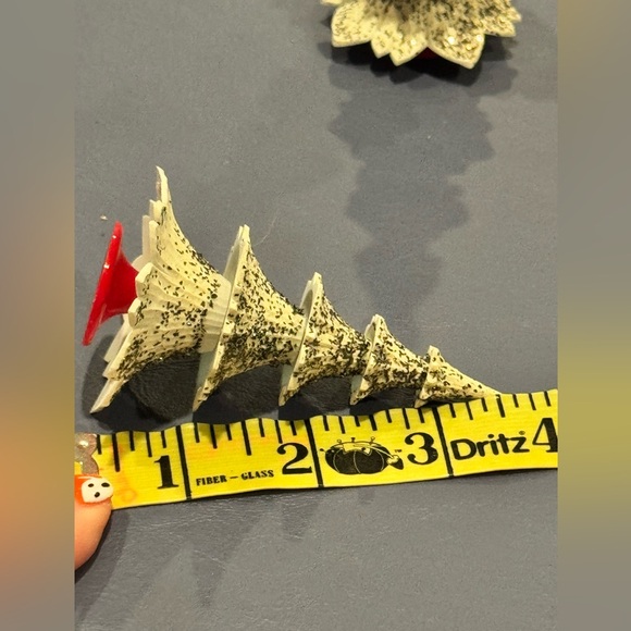 Vintage West Germany Tree Christmas
Ornament Celluloid Pine Tree Mica - Picture 10 of 10